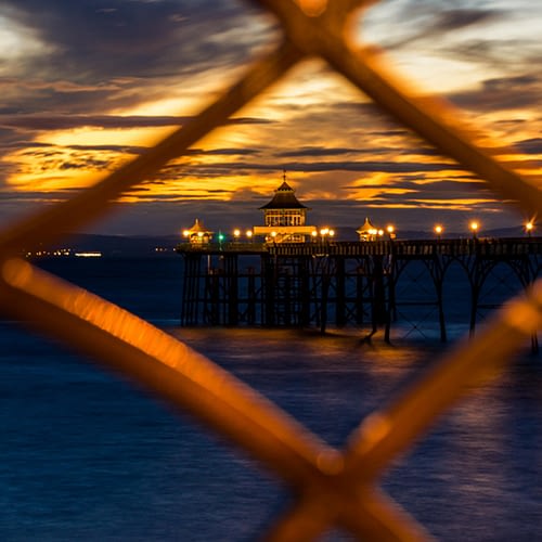Pier Through the Fence