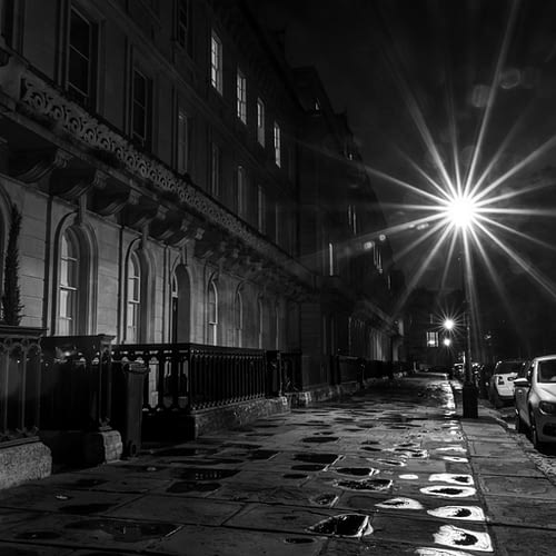 Clifton terrace on a rainy day
