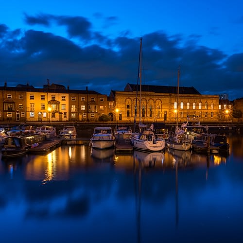 Harbor reflections